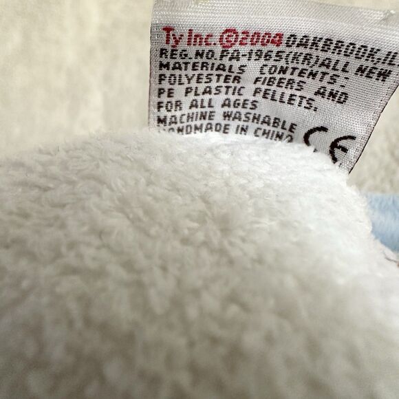 Ty Pluffies Windchill Snowman Winter Plush Stuffed Animal Toy Beanbag - Picture 4 of 6